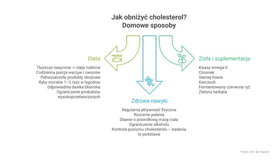 Jak obniżyć cholesterol? Dieta, ruch i leki